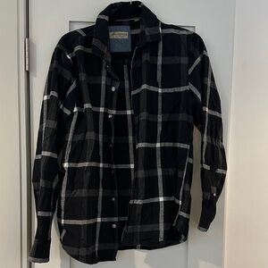 Tallwoods 100% Cotton Striped Button Down Shirt